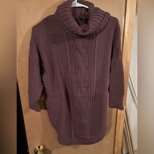Express cable knit turtleneck sweater